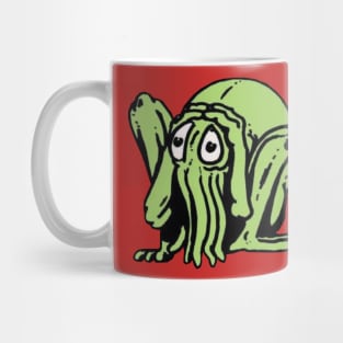 Little Green Tentacle Beast Mug